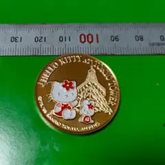 ハローキティ 東京タワー 記念メダル 茶平工業製 31mm径 打刻メダルのサムネイル