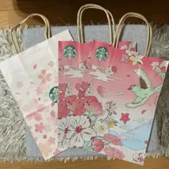新品未使用　スターバックス桜シリーズショップ袋3枚セット