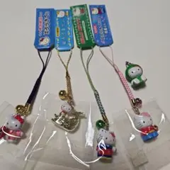 ご当地キティ//地域限定　2001年バージョン　江戸前・鯱・茶摘み・龍馬・かぼす