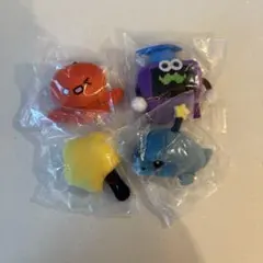 教育番組　ぬいぐるみバッジ4種セット　ガチャガチャ