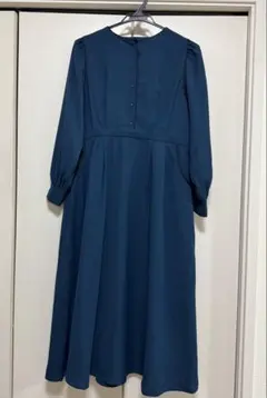 新品　haco！　フェリシモ　こだわりバランスのパイピングワンピースのサムネイル