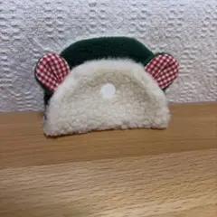 ハンドメイド　小物入れ　くま　レトロ