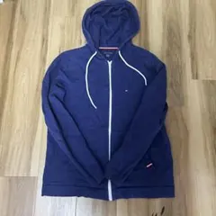 TOMMY HILFIGER ネイビー フルジップパーカー M