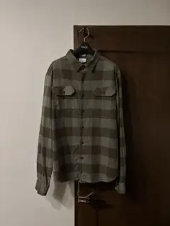 Columbia コロンビア チェックシャツ カーキ L