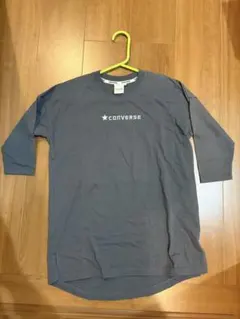 CONVERSE グレー 五分袖シャツ