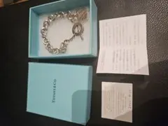 ​【美品】ティファニー リターントゥ ハートタグ トグル ブレスレット シルバー