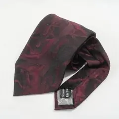 新品未使用 LANVIN ランバン ネクタイ 花柄 ローズ 総柄 ボルドー 新品未使用 LANVIN ランバン ネクタイ 花柄 ローズ 総柄 ボルドー