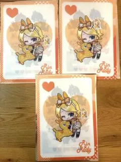 初音ミク×Rody 一番くじ J賞 クリアファイル＆ステッカーセット 鏡音リン