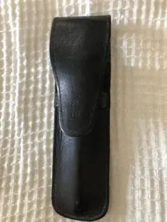 Polo Ralph Lauren レザー製フラップ式筆入れ　黒 Polo Ralph Lauren レザー製フラップ式筆入れ 黒 - メルカリ