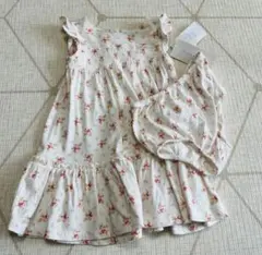 Ralph Lauren 花柄ワンピース 12M パンツ付き