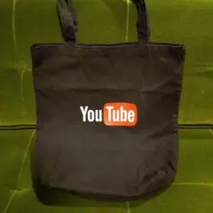 YouTube トートバッグ 黒