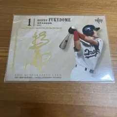 福留孝介 フォイルオートグラフカード 016/100