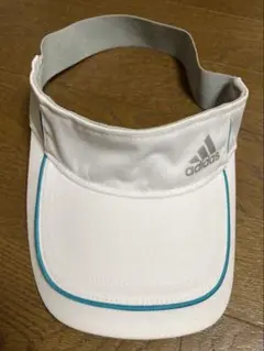 《試着のみ》　アディダス　サンバイザー　adidas 帽子　スポーツ　キャップ