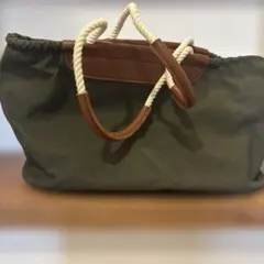 LB-8 OVAL TOTE ROUBIKI CANVAS✖️HORSE