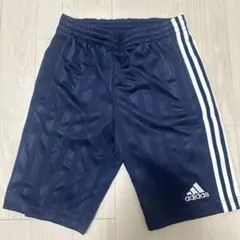adidas ネイビー ハーフパンツ サッカー　S 中古