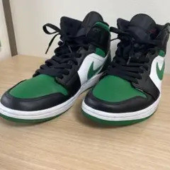 ナイキ エアジョーダン1 ミッド グリーン トゥー 29㎝