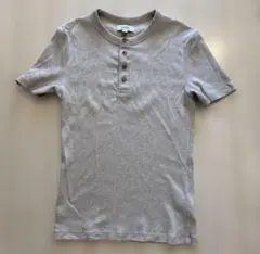 CLASSIC RIB HENRY T-SHIRT (GRAY) ヘンリーネック - メルカリ