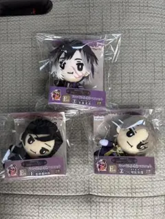 刀剣乱舞 みんなのくじ E賞 3種　まとめ ぬいぐるみまめマスコット