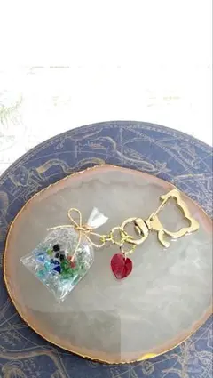 レジン　金魚すくい　バッグチャーム【No.761】