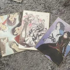 刀剣乱舞 とうらぶ 入場特典 イラスト 色紙セット