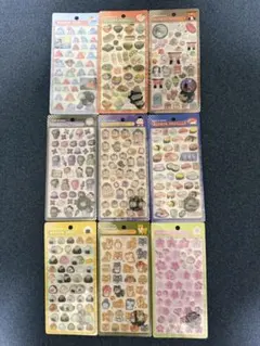 ボンボンドロップシール 和柄 9種セット 正規品