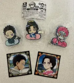 鬼滅の刃キャラばんちょうこう ヘアクリップ 壱 狛治・恋雪・猗窩座 おまけ付