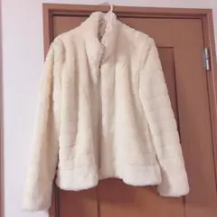 ♡ EGOIST ファーコート 白 クリーム系 ♡