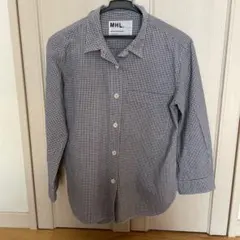 MHL. チェック柄 五分袖シャツ サイズI