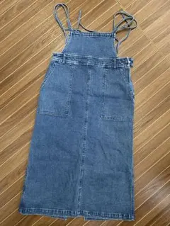 レイビームス　Ray Beams サロペットスカート　デニムワンピース