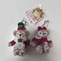 ダッフィーシェリーメイ　ぬいぐるみストラップ