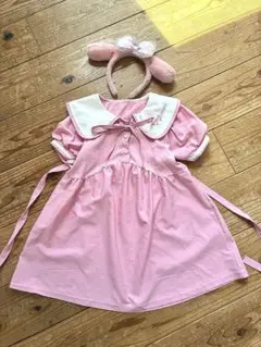 襟付きワンピース