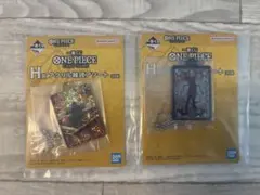 ワンピース 一番くじ H賞 アクリル雑貨アソート 2種
