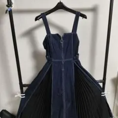 CPCM デニムキャミワンピース ロング丈