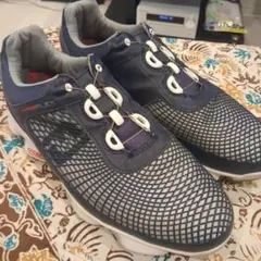 フットジョイ ネイビー ハイパーフレックス 26.5cm 目立った傷や汚れなし！のサムネイル
