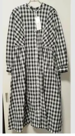 タイムセール　新品　サマンサモスモスリズム　ギンガムチェック　ワンピース