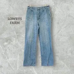 ローリーズ ファーム デニム ジーンズ パンツ フロントスリット インディゴ