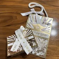 DIOR ギフト用包装 ゴールドストライプ