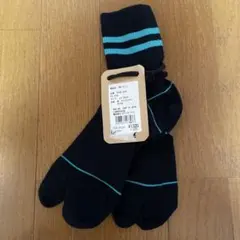 靴下　フクスケ　足袋ソックス　23〜25cm ねむりいと　値札付き新品　黒のサムネイル