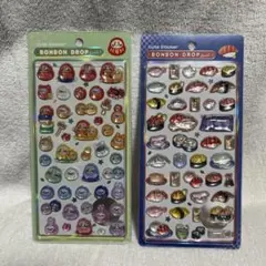 ボンボンドロップシール　和柄　だるま　寿司