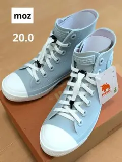 新品♡moz レインシューズ スニーカー サックス 20.0cmのサムネイル