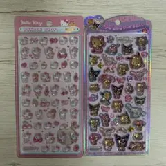 新品 ハローキティボンボンドロップシールミニ サンリオうるちゅるPOPSEAL