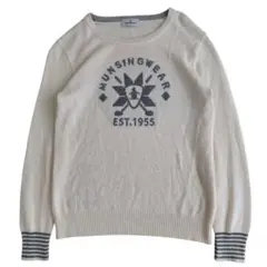Munsingwear アイボリー ニットセーター L 日本製
