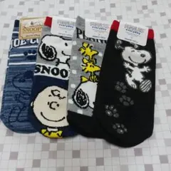 【新品】5　スヌーピー　ソックス　4点セット