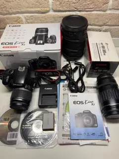 Canon EOS Kiss X2 本体 レンズ2本付き