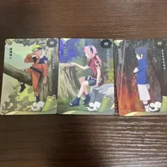 NARUTO-ナルト- 疾風伝 特典 イラストカード ナルト サスケ サクラ