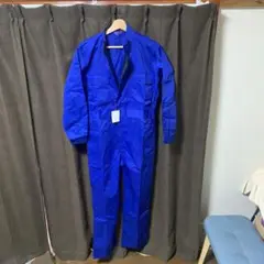 訳あり　格安　青い　オーバーオール・つなぎ