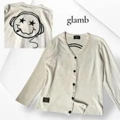 完売品 glamb Smokebeatsカーディガン Vネック ベージュ 1のサムネイル