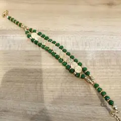 大阪関西万博　イエメンパビリオン　ブレスレット　グリーン　コモンズ