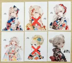 cotton melody様　人物ステッカー　着物ガール