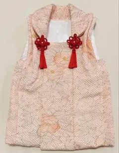 七五三　総絞り　被布　花柄